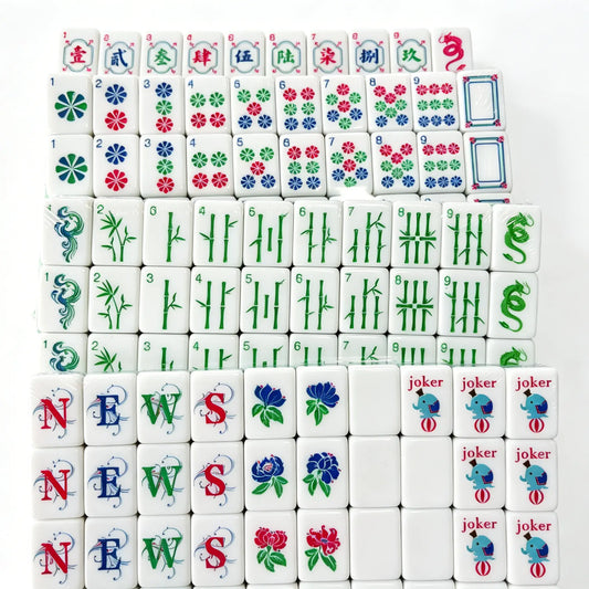 Whimsical Circus Celebration Mahjong Set