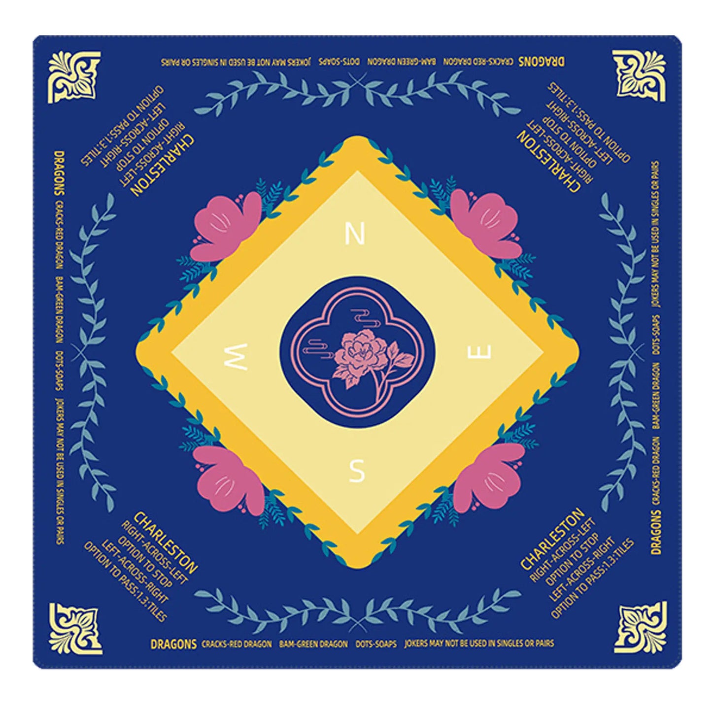 Midnight Garden Mahjong Mat