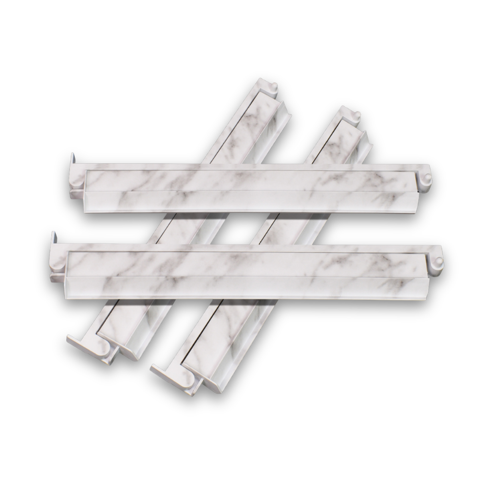 Luxe Motif Racks with Pushers
