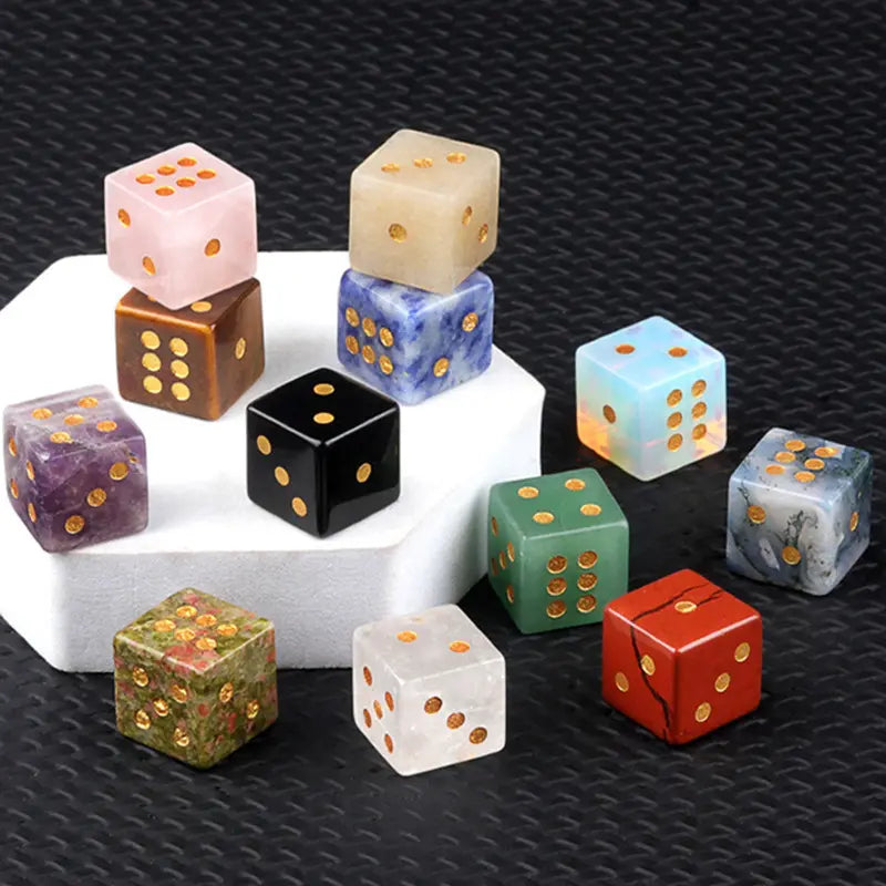 Crystal Gemstone Luxury Mahjong Dice