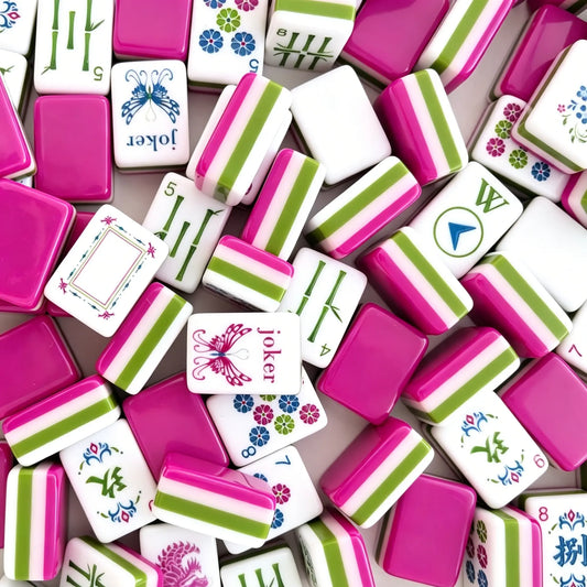 Enchanted Garden Butterfly Mahjong Set