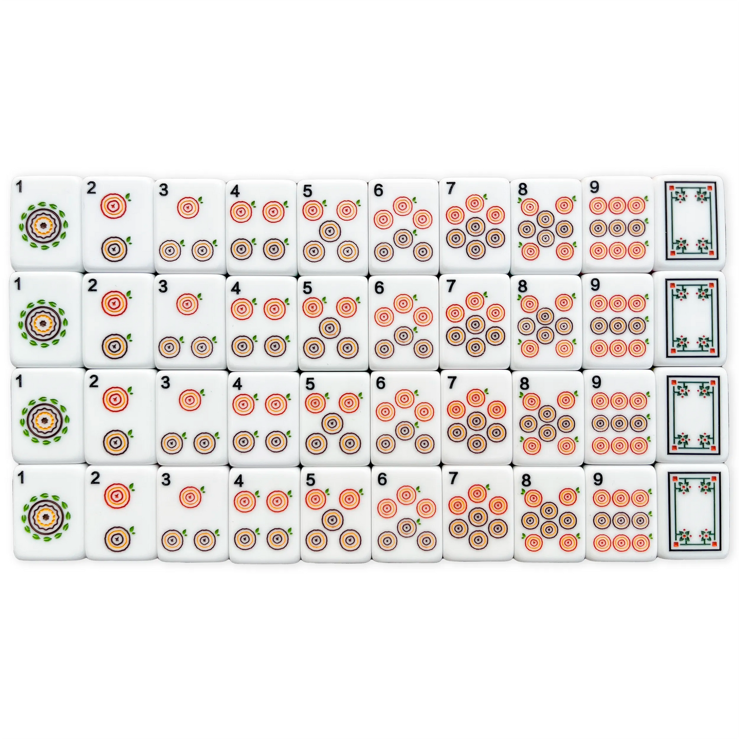 Forest Rippling Jade Mahjong Set