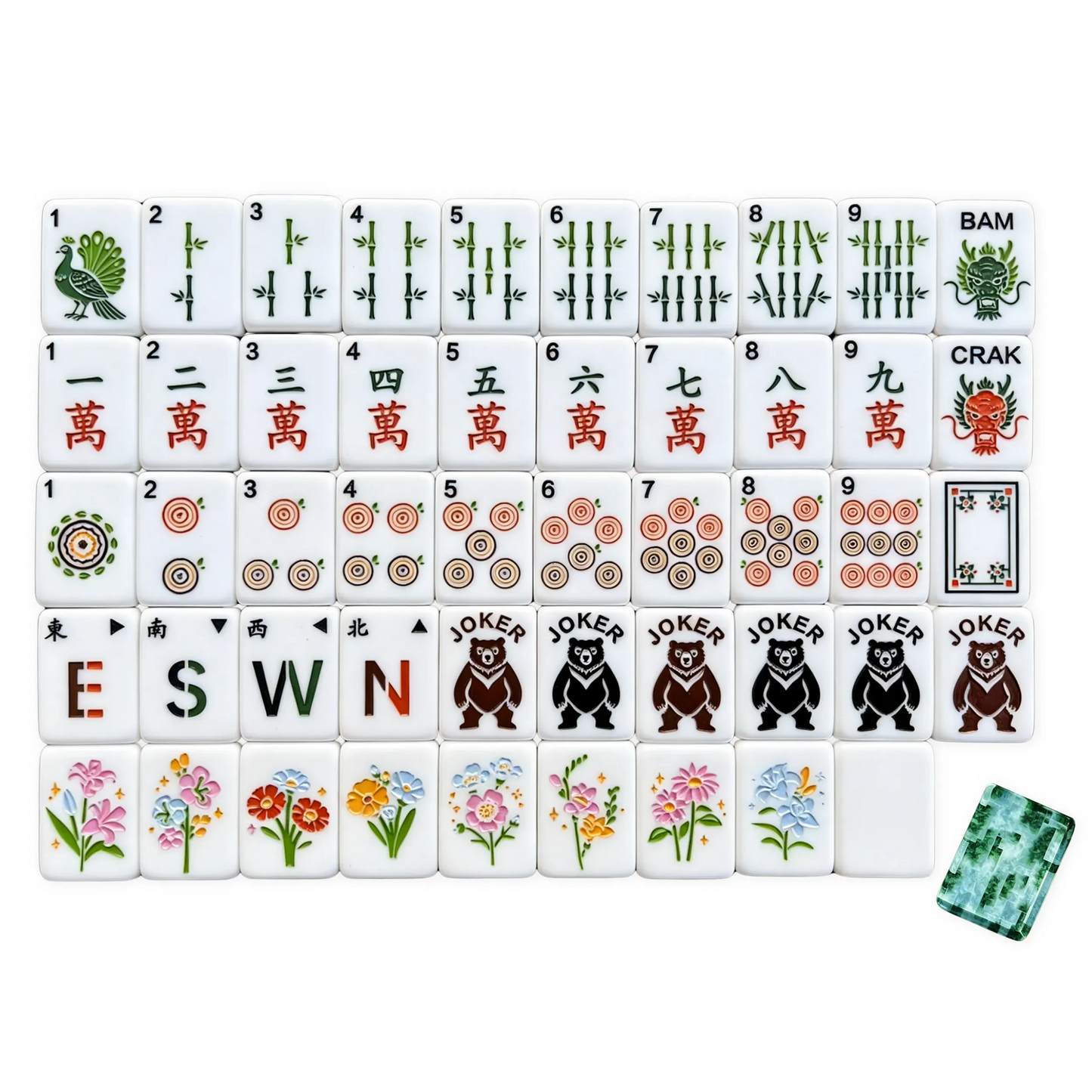 Wildwood Misty Forest Mahjong Set