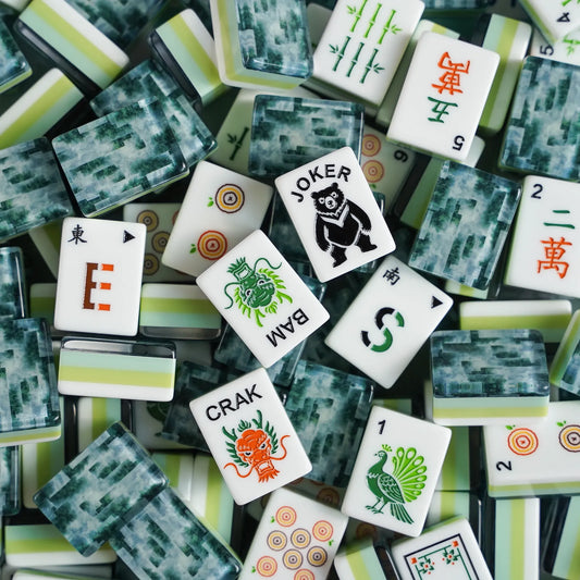 Wildwood Misty Forest Mahjong Set
