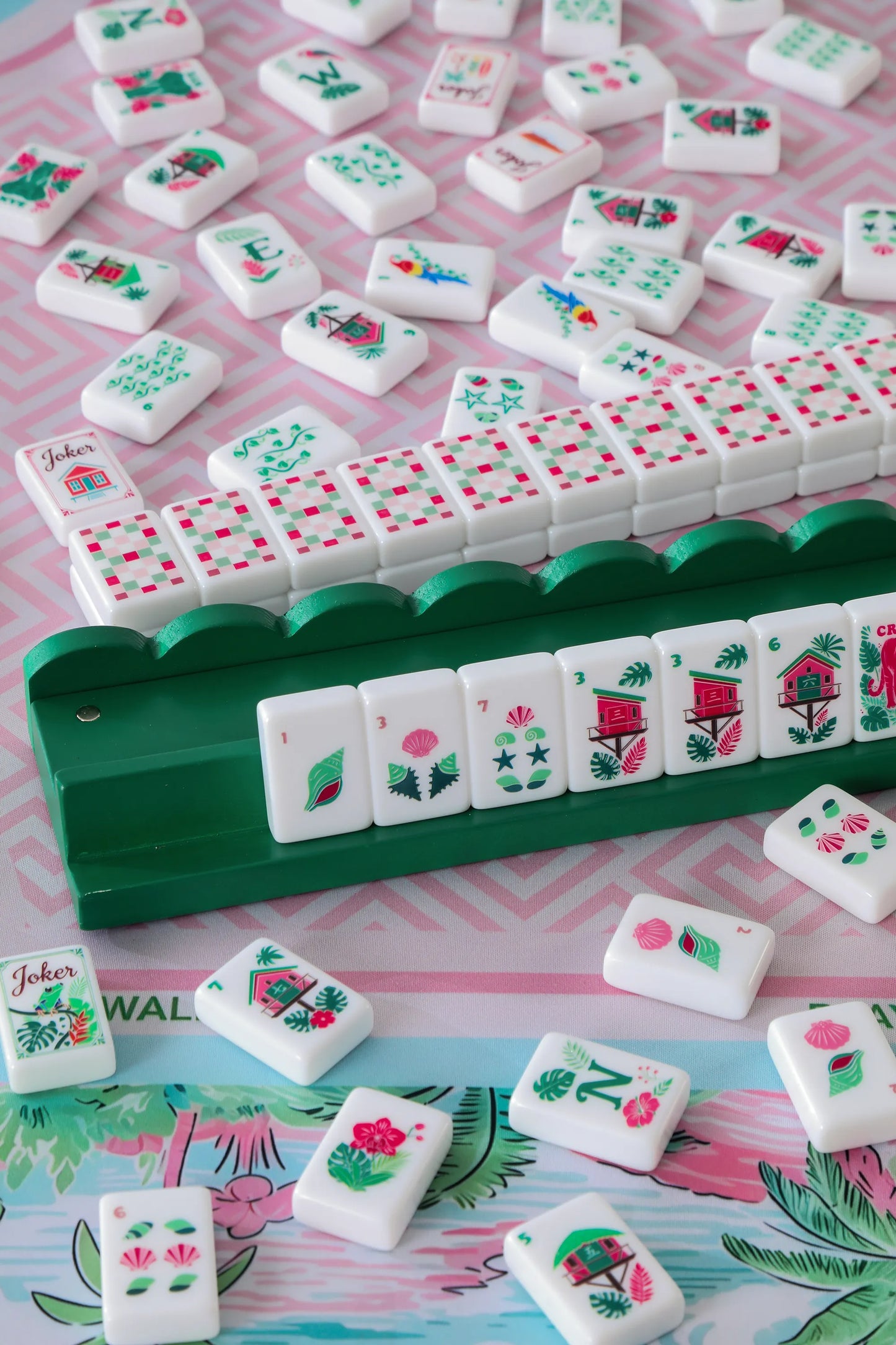 Tropical Jungle Mahjong Set