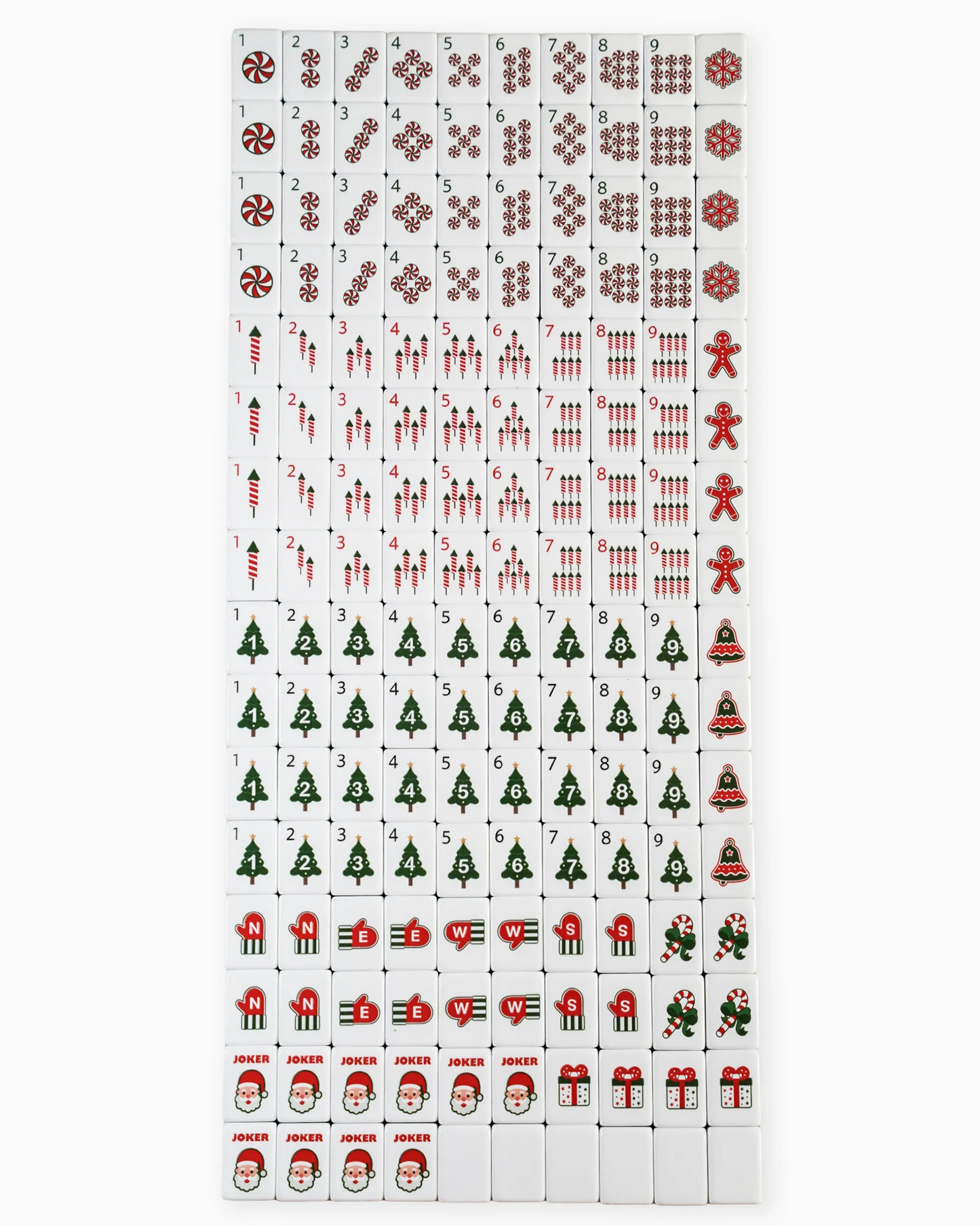 Christmas Cheer American Mahjong Set