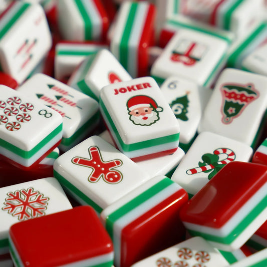 Christmas Cheer American Mahjong Set