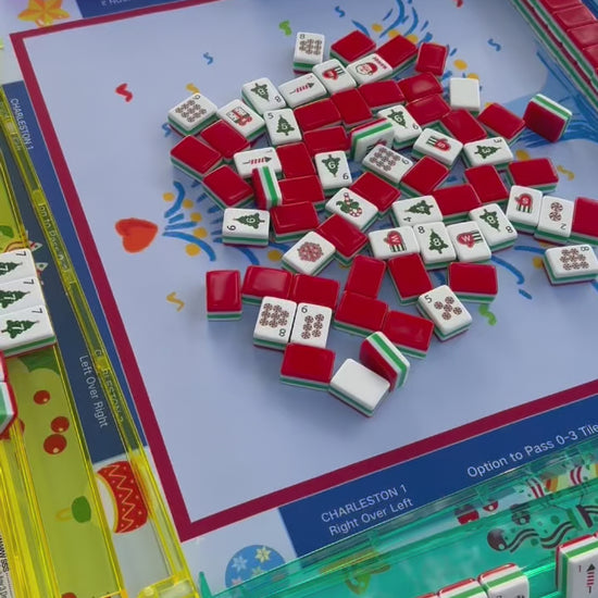 Christmas Cheer American Mahjong Set