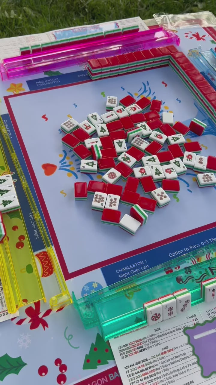 Christmas Cheer American Mahjong Set